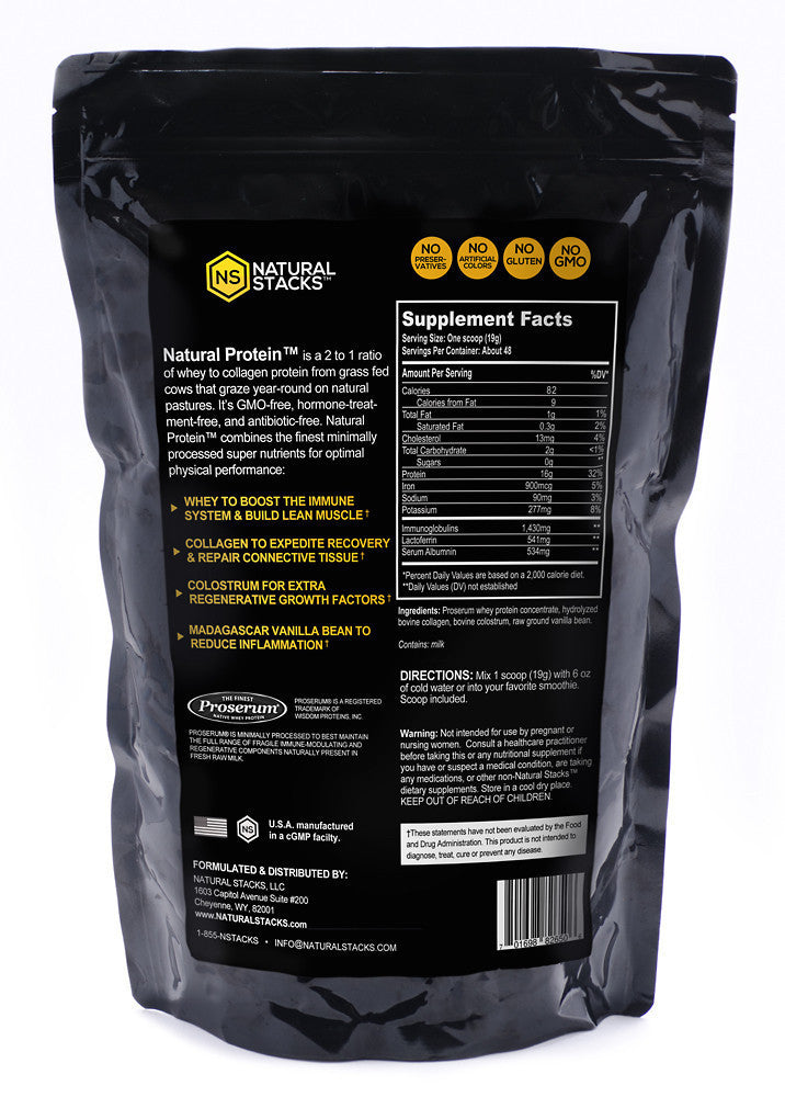 Natural Protein - Whey & Collagen